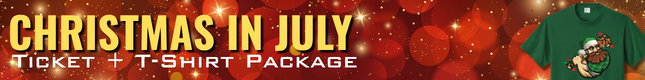 Ticket & T-Shirt Package: Christmas in July - Small_logo