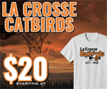Ticket & T-Shirt Package: La Crosse Catbirds Nights_logo