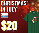 Ticket & T-Shirt Package: Christmas in July_logo